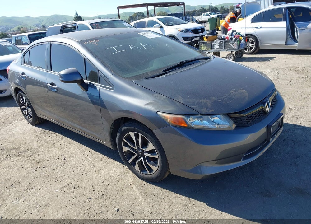 2012 HONDA CIVIC LX VIN: 19XFB2F55CE380399