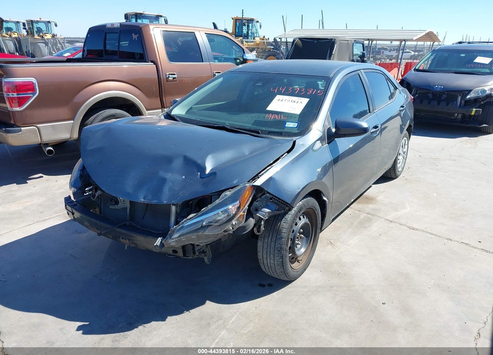 2017 TOYOTA COROLLA LE VIN: 5YFBURHE4HP650890