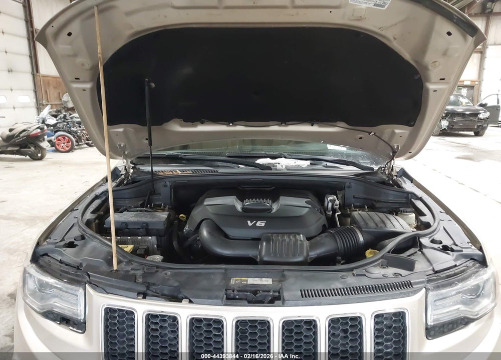 2014 JEEP GRAND CHEROKEE OVERLAND VIN: 1C4RJECG8EC400789
