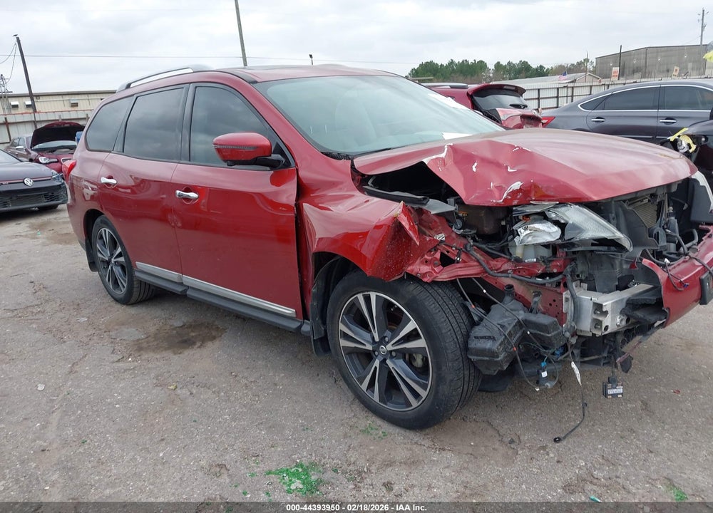 2017 NISSAN PATHFINDER PLATINUM VIN: 5N1DR2MN3HC912068