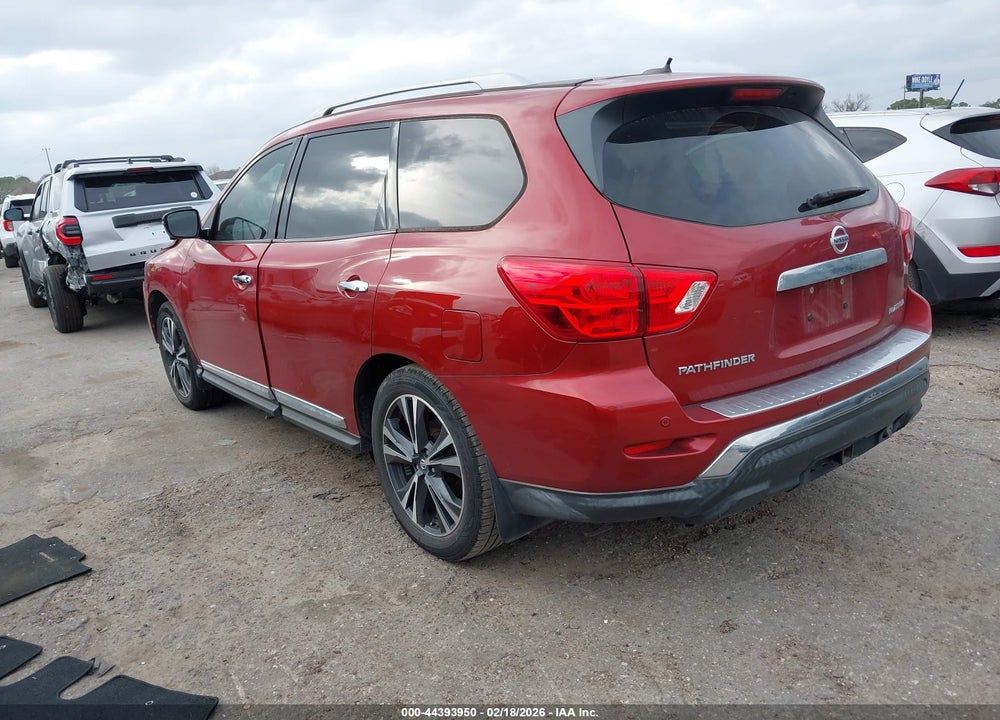 2017 NISSAN PATHFINDER PLATINUM VIN: 5N1DR2MN3HC912068