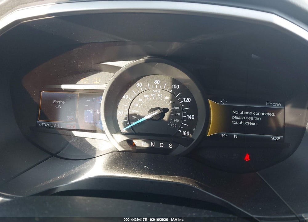 2016 FORD EDGE SEL VIN: 2FMPK4J9XGBC63324