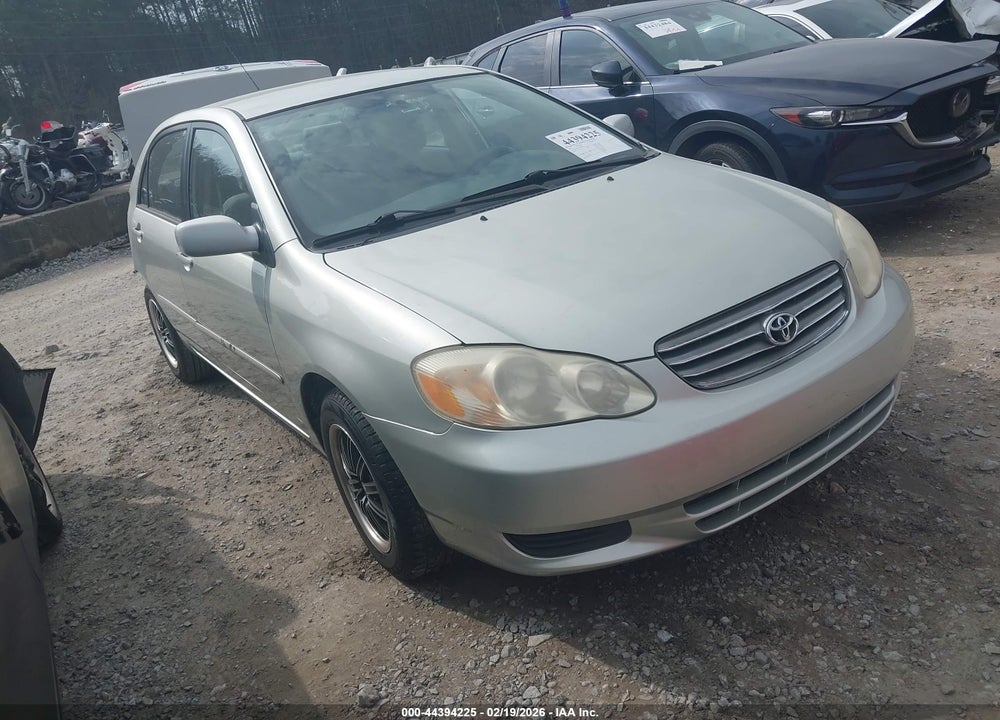 2003 TOYOTA COROLLA LE VIN: JTDBR32E630005684
