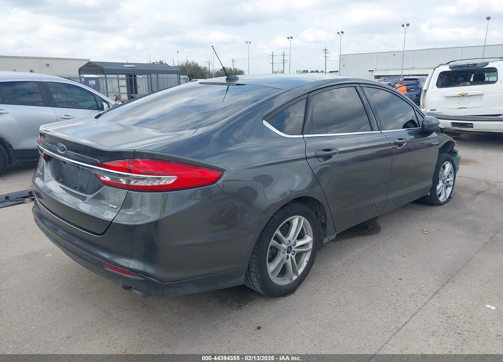 2018 FORD FUSION SE VIN: 3FA6P0H77JR221173