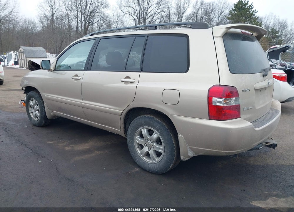 2007 TOYOTA HIGHLANDER V6 VIN: JTEEP21A270204471