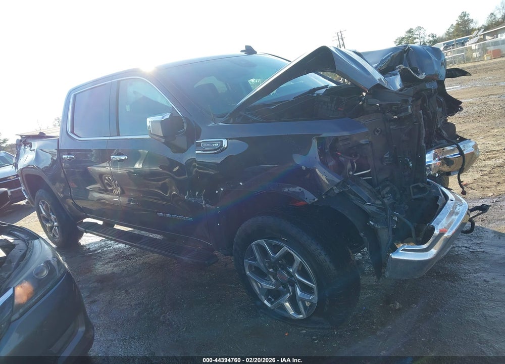 2022 GMC SIERRA 1500 4WD  SHORT BOX SLT VIN: 1GTUUDED1NZ633540