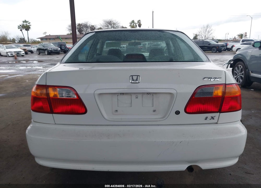 2000 HONDA CIVIC LX VIN: JHMEJ6675YS011312