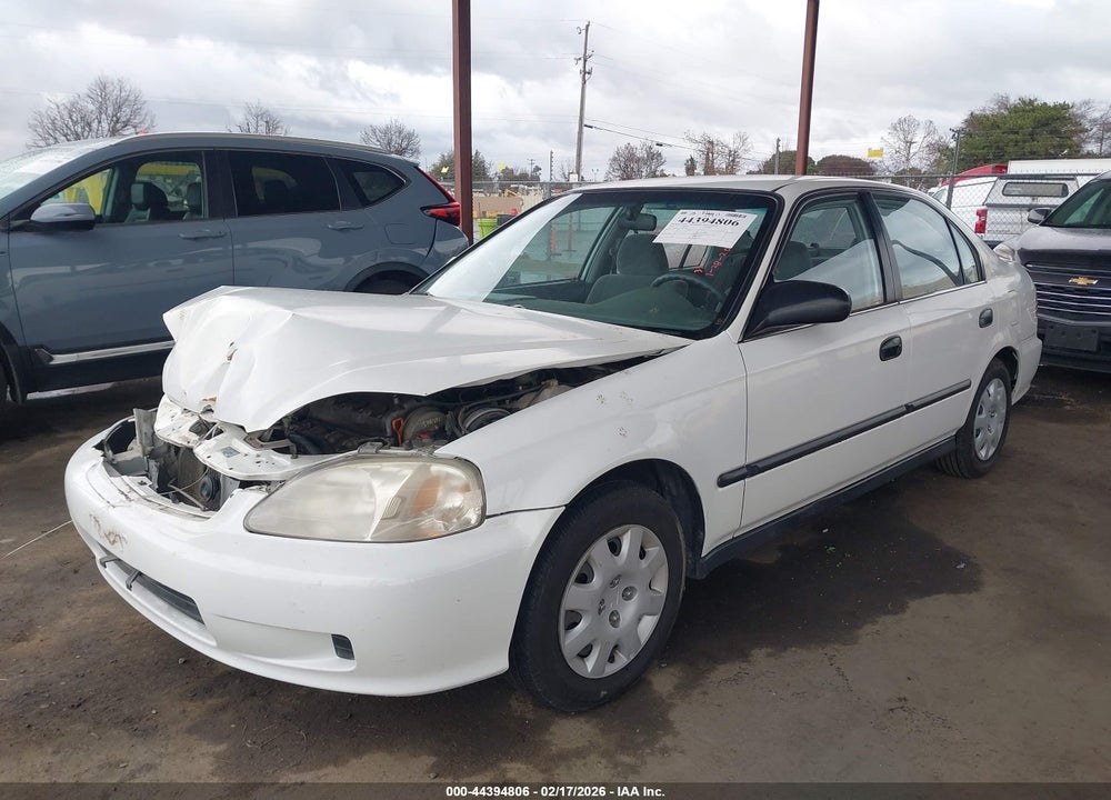 2000 HONDA CIVIC LX VIN: JHMEJ6675YS011312
