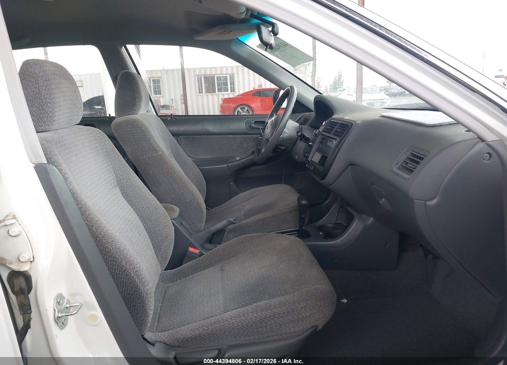 2000 HONDA CIVIC LX VIN: JHMEJ6675YS011312