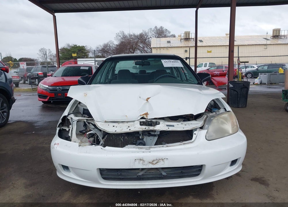 2000 HONDA CIVIC LX VIN: JHMEJ6675YS011312