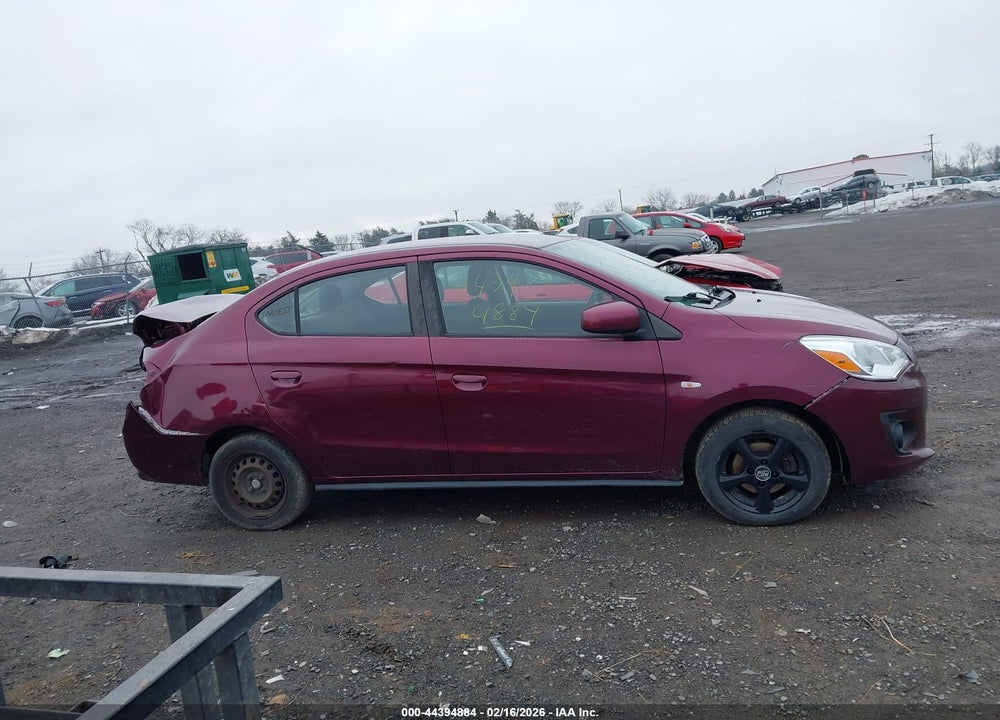 2020 MITSUBISHI MIRAGE G4 ES VIN: ML32F3FJ1LHF01001