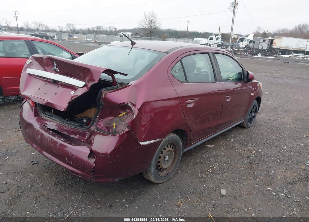 2020 MITSUBISHI MIRAGE G4 ES VIN: ML32F3FJ1LHF01001