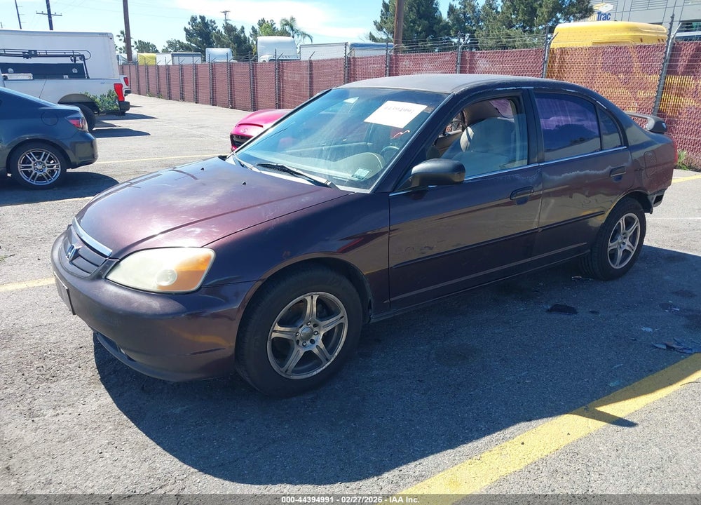 2001 HONDA CIVIC LX VIN: 2HGES16531H501522