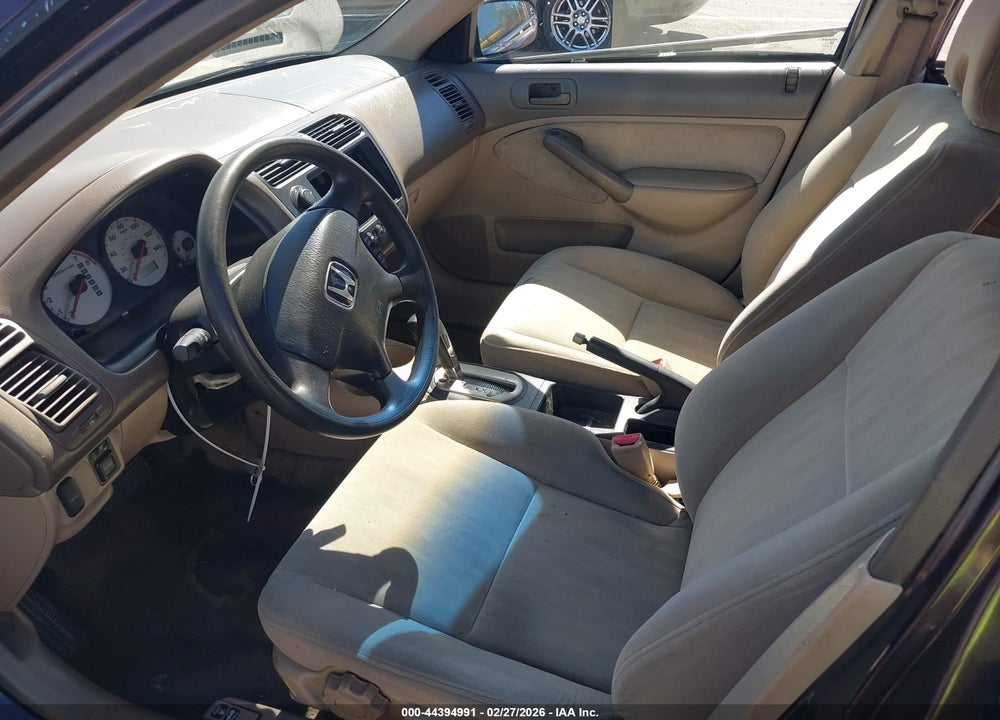2001 HONDA CIVIC LX VIN: 2HGES16531H501522
