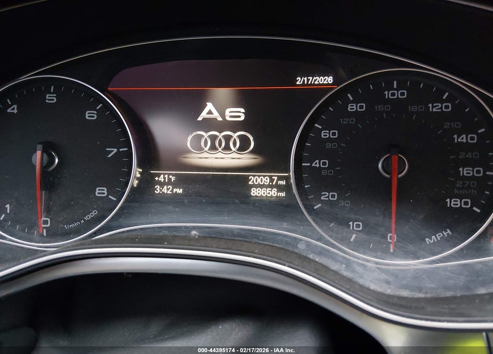 2014 AUDI A6 2.0T PREMIUM VIN: WAUGFAFC4EN117818