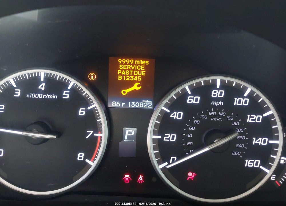 2016 ACURA ILX 2.4L/WATCH PLUS PACKAGE VIN: 19UDE2F35GA020511