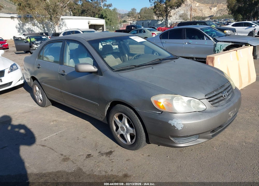 2003 TOYOTA COROLLA LE VIN: 1NXBR32E83Z140945