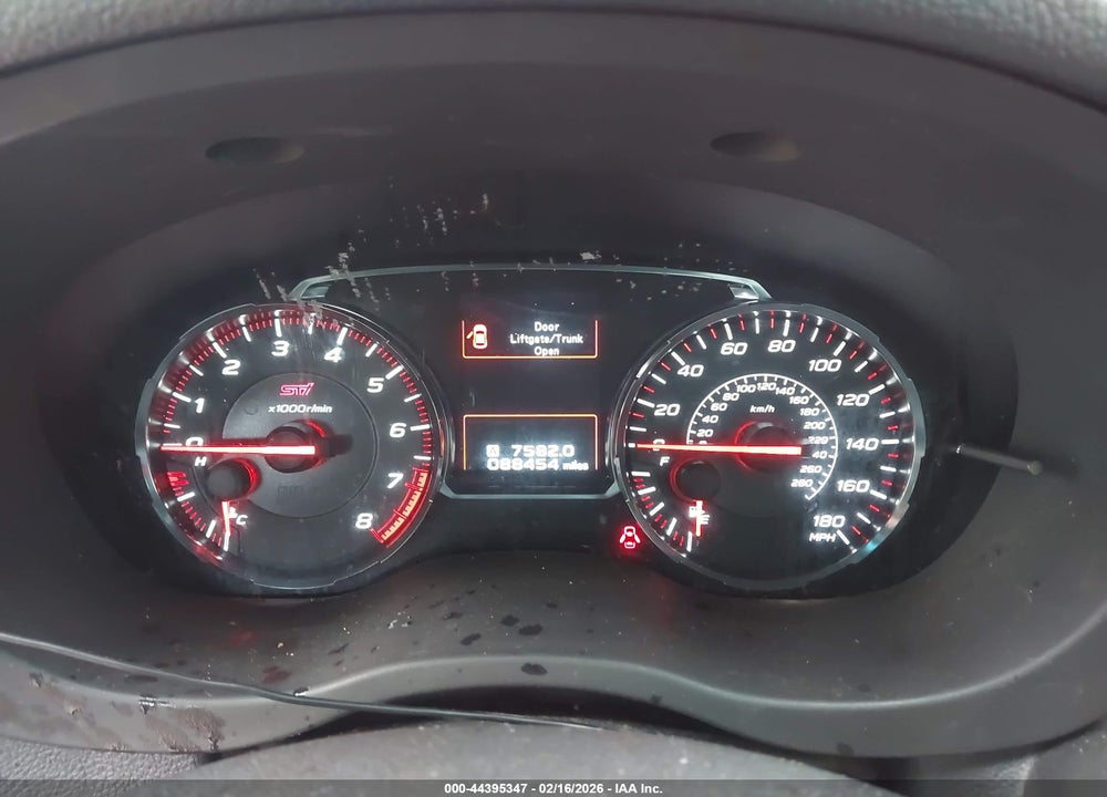 2018 SUBARU WRX STI VIN: JF1VA2N61J9832154