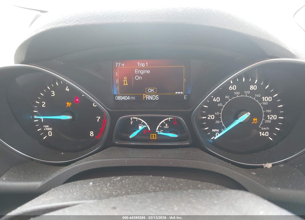 2017 FORD ESCAPE S VIN: 1FMCU0F70HUA39211