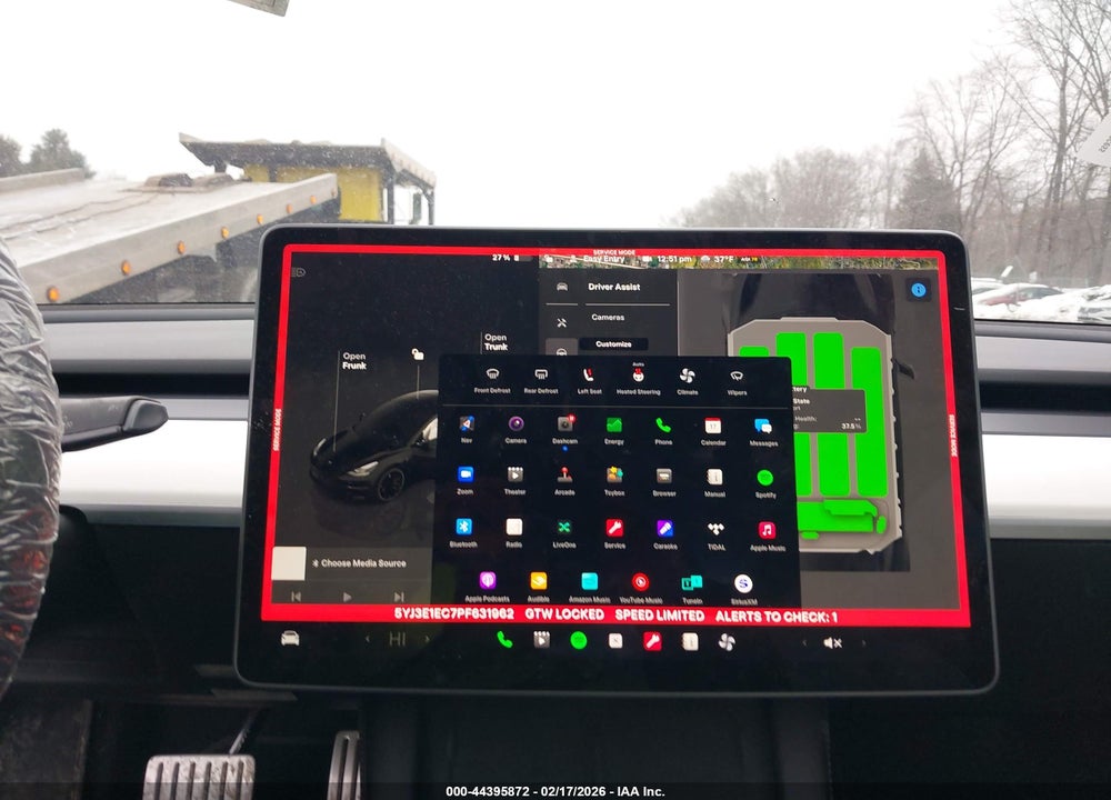 2023 TESLA MODEL 3 PERFORMANCE DUAL MOTOR ALL-WHEEL DRIVE VIN: 5YJ3E1EC7PF631962