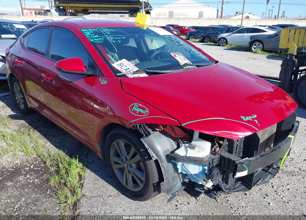 2018 HYUNDAI ELANTRA SEL VIN: 5NPD84LFXJH324515