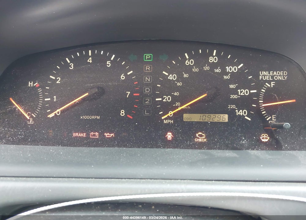 1998 LEXUS ES 300 VIN: JT8BF28G2W5038909