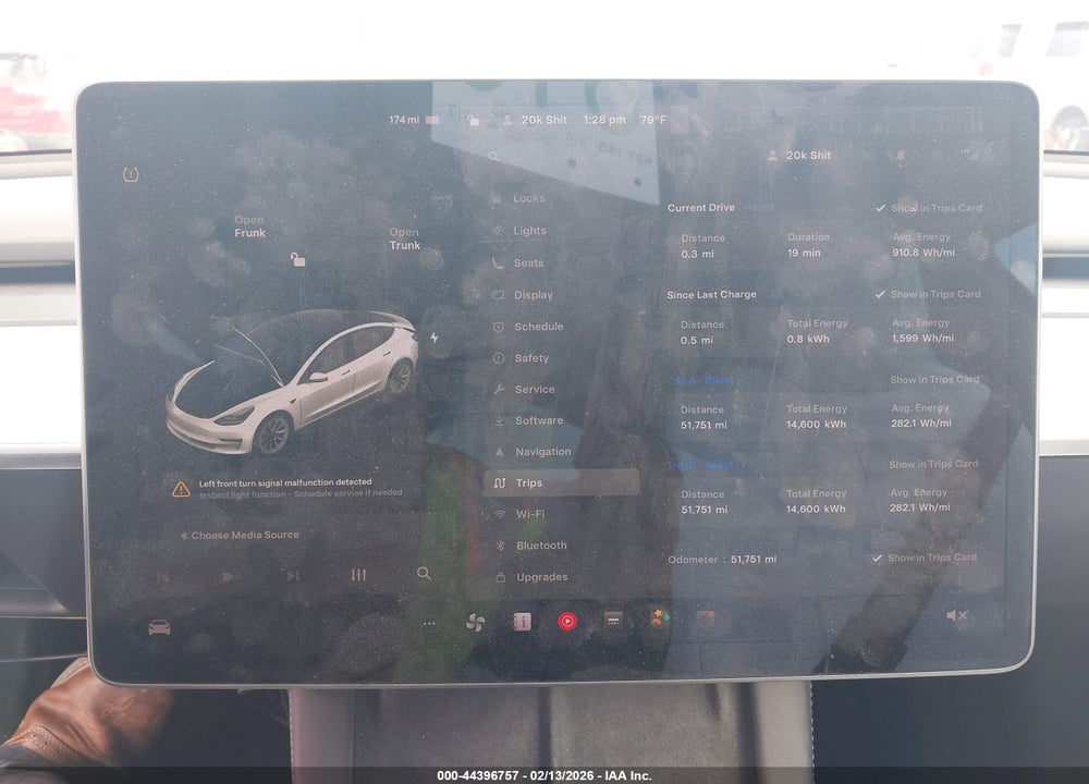 2022 TESLA MODEL 3 LONG RANGE DUAL MOTOR ALL-WHEEL DRIVE VIN: 5YJ3E1EB8NF128011