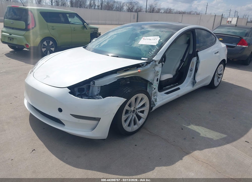 2022 TESLA MODEL 3 LONG RANGE DUAL MOTOR ALL-WHEEL DRIVE VIN: 5YJ3E1EB8NF128011