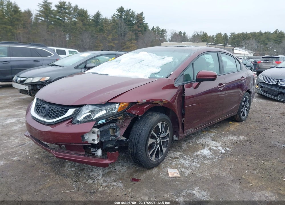 2014 HONDA CIVIC EX VIN: 2HGFB2F81EH501576