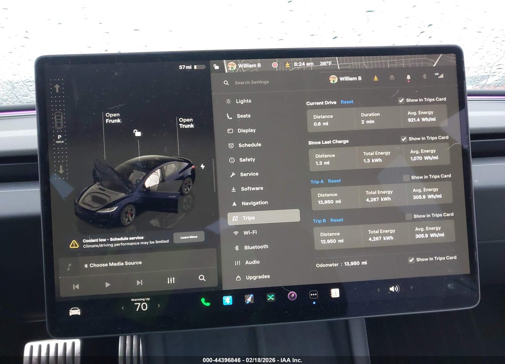 2024 TESLA MODEL 3 PERFORMANCE ALL-WHEEL DRIVE VIN: 5YJ3E1ET7RF806715