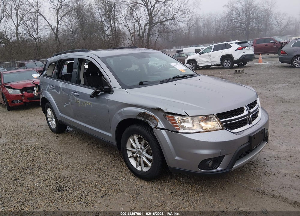 2016 DODGE JOURNEY SXT VIN: 3C4PDDBG8GT192494