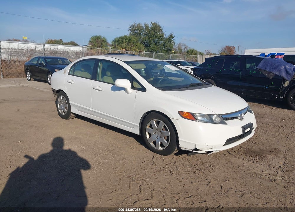 2007 HONDA CIVIC LX VIN: 1HGFA16527L023533