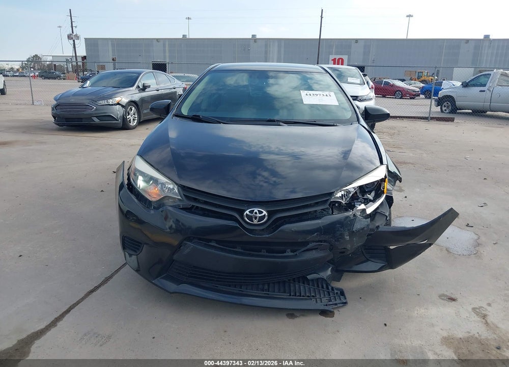 2014 TOYOTA COROLLA LE VIN: 5YFBURHEXEP099313