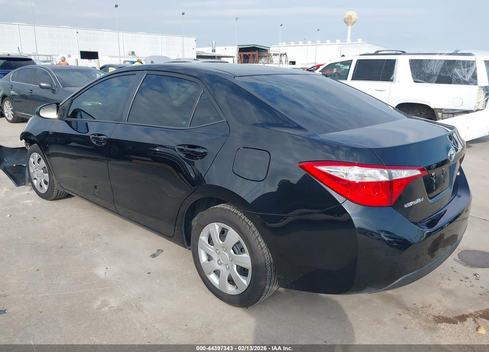 2014 TOYOTA COROLLA LE VIN: 5YFBURHEXEP099313