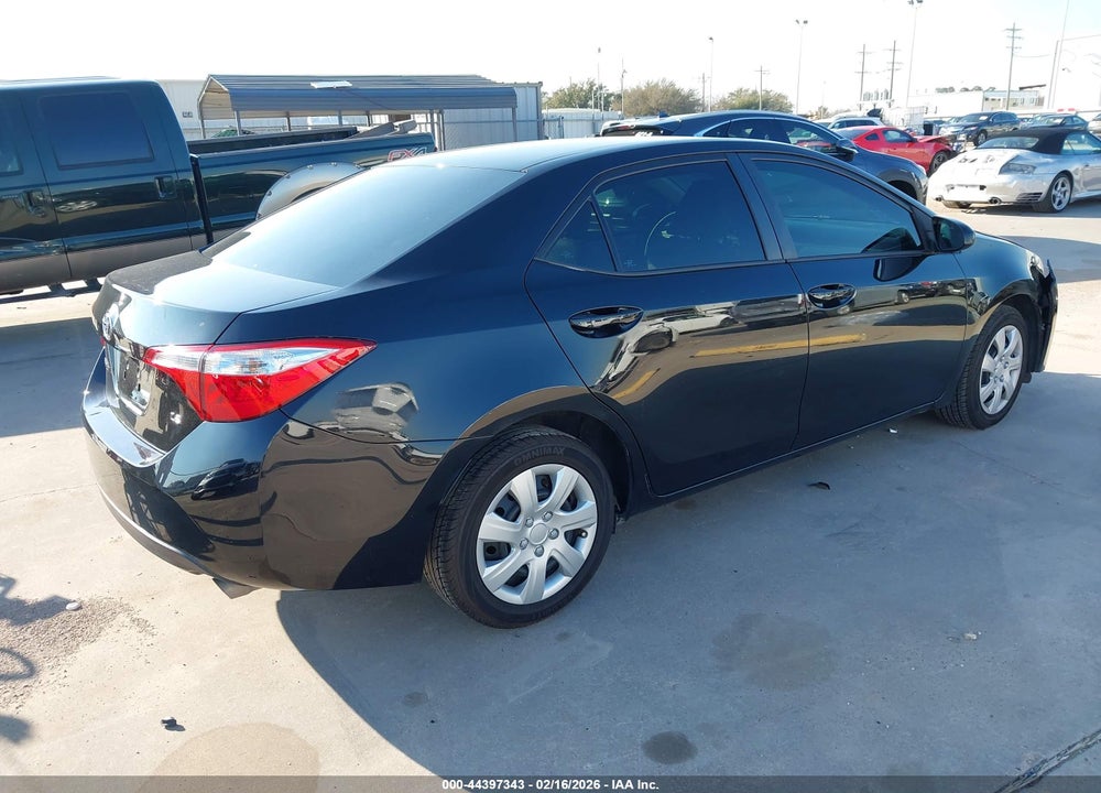 2014 TOYOTA COROLLA LE VIN: 5YFBURHEXEP099313