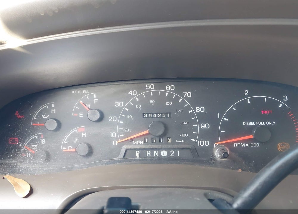 2000 FORD EXCURSION LIMITED VIN: 1FMNU42F9YEE51179