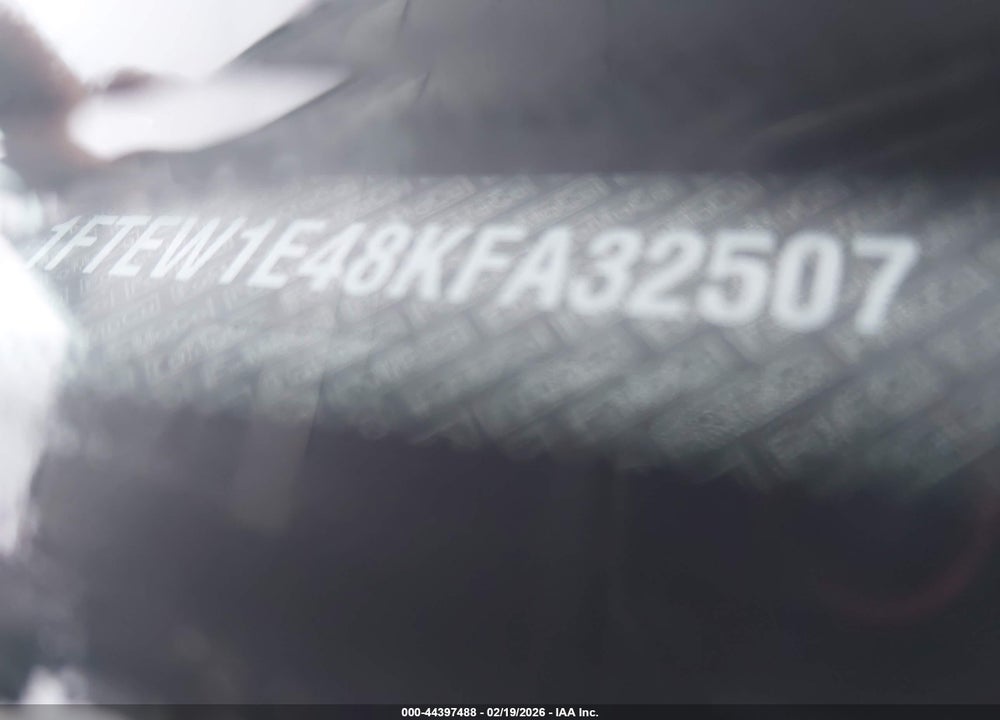2019 FORD F-150 XL VIN: 1FTEW1E48KFA32507