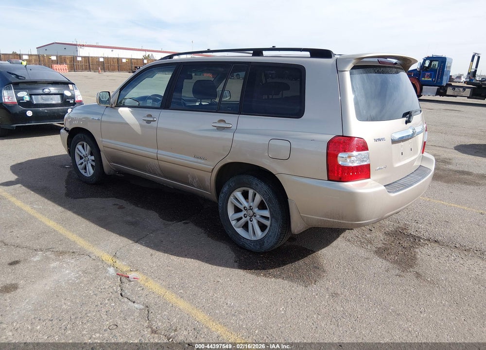 2007 TOYOTA HIGHLANDER HYBRID LIMITED V6 VIN: JTEEW21A370045706