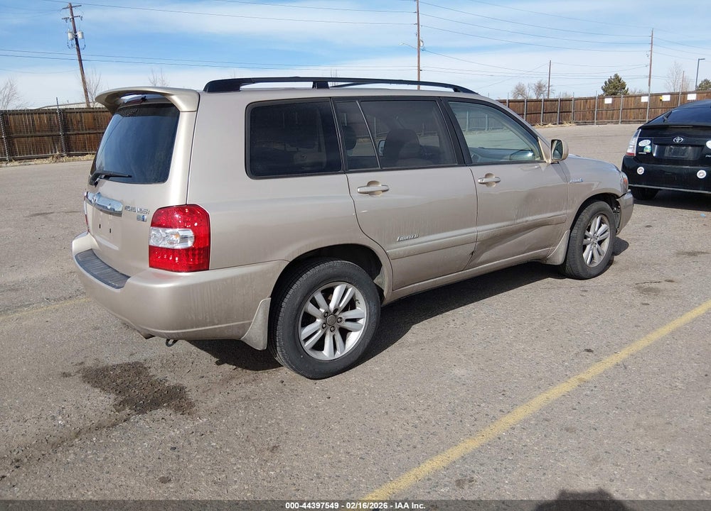 2007 TOYOTA HIGHLANDER HYBRID LIMITED V6 VIN: JTEEW21A370045706