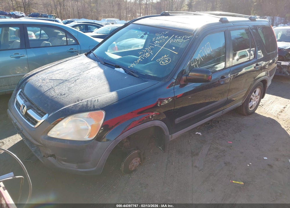 2002 HONDA CR-V EX VIN: SHSRD78892U004026