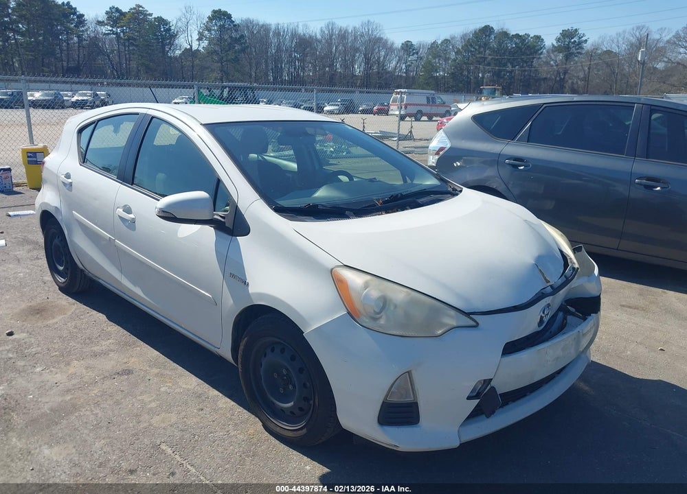 2012 TOYOTA PRIUS C TWO VIN: JTDKDTB33C1514199