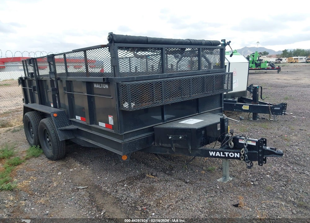 2022 WALTON PRODUCTS 17' DUMP TRAILER VIN: 1W9BD1728NL555474