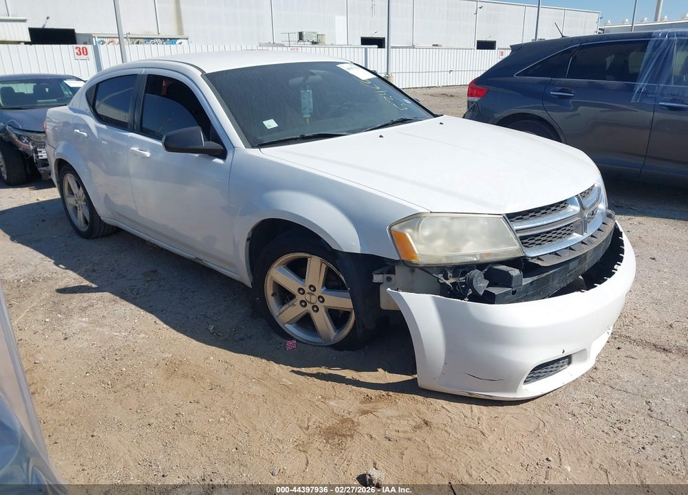 2013 DODGE AVENGER SE VIN: 1C3CDZAB9DN534665