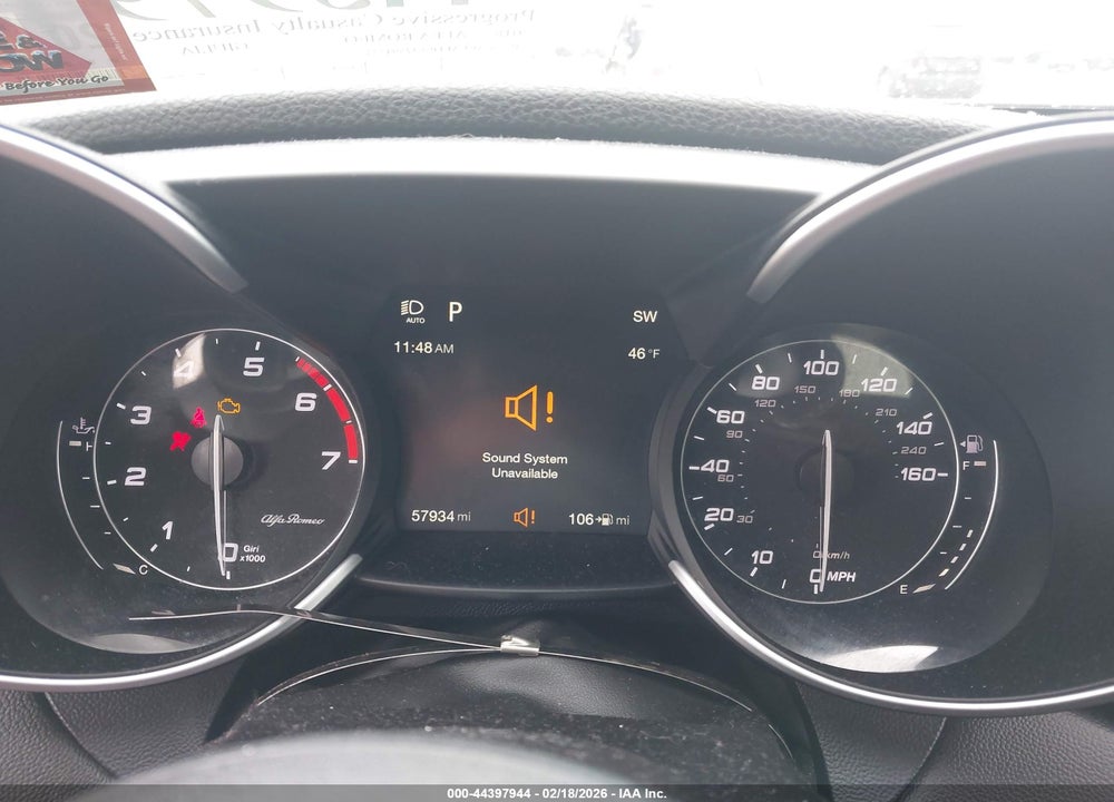 2018 ALFA ROMEO GIULIA AWD VIN: ZARFAEDN6J7594523