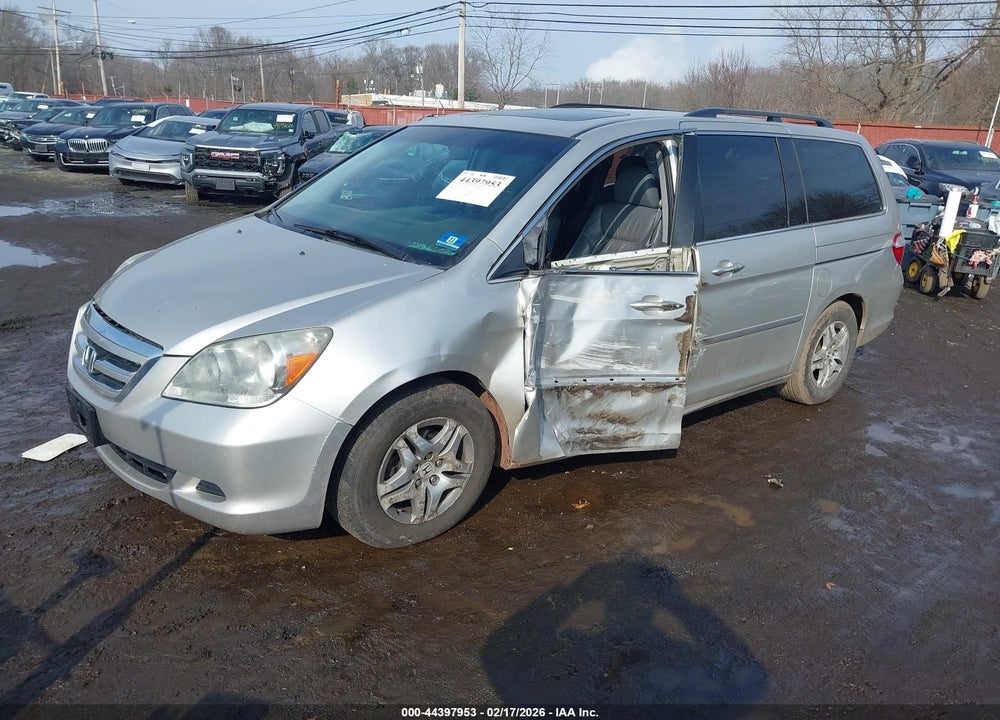 2007 HONDA ODYSSEY EX-L VIN: 5FNRL38687B404524