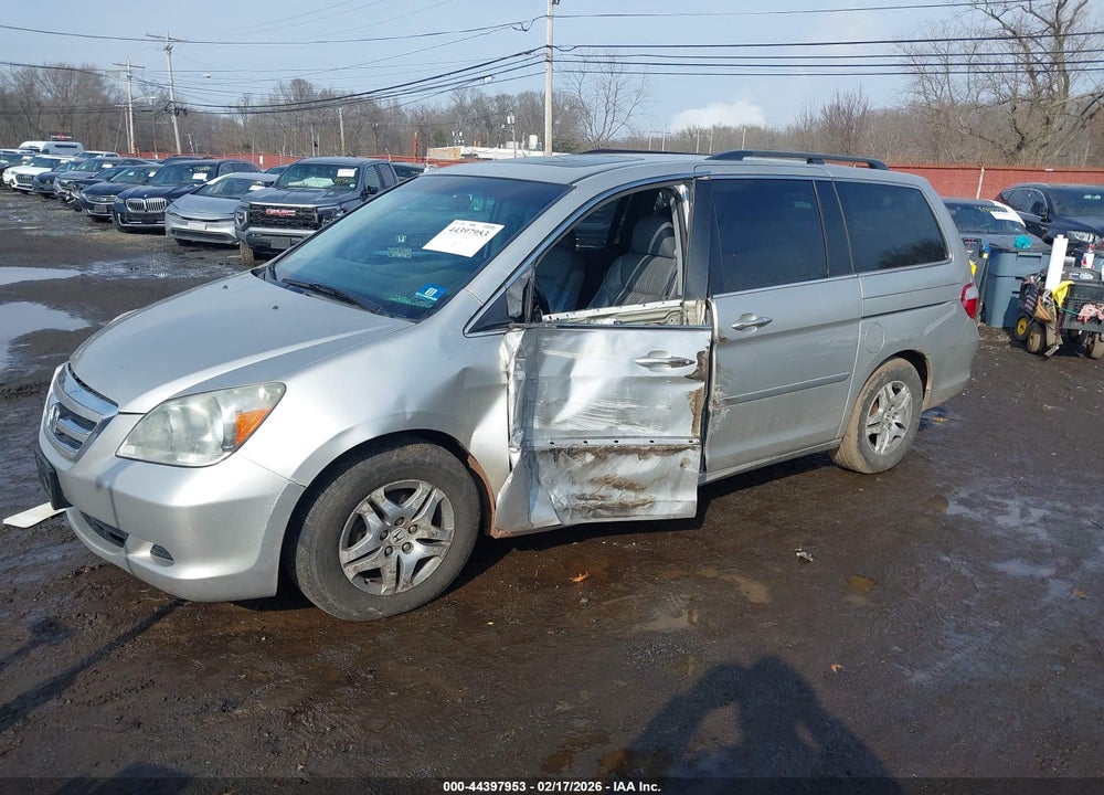 2007 HONDA ODYSSEY EX-L VIN: 5FNRL38687B404524