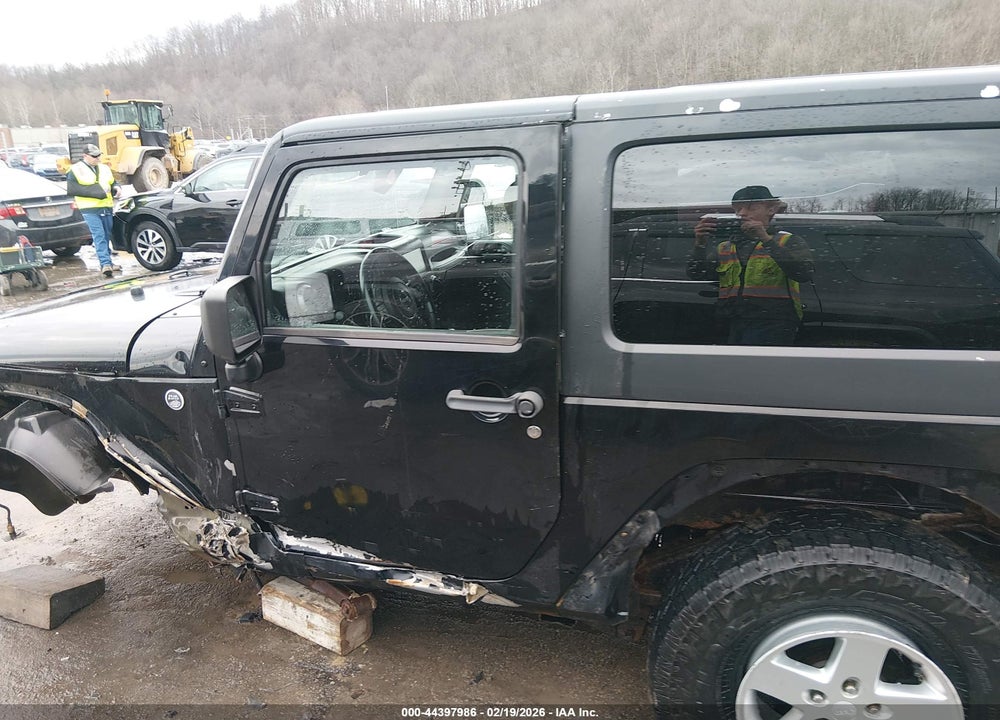 2013 JEEP WRANGLER SPORT VIN: 1C4AJWAGXDL548799