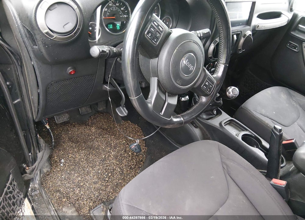 2013 JEEP WRANGLER SPORT VIN: 1C4AJWAGXDL548799