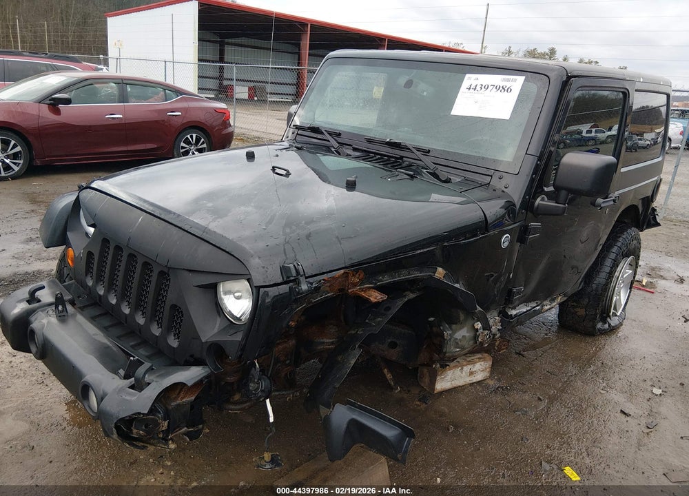 2013 JEEP WRANGLER SPORT VIN: 1C4AJWAGXDL548799