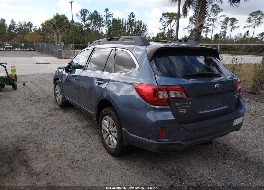 2015 SUBARU OUTBACK 2.5I PREMIUM VIN: 4S4BSACC0F3359558